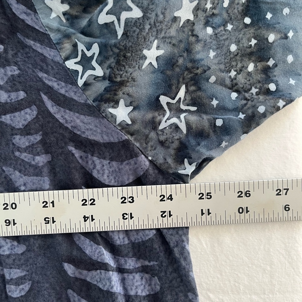 celestial floral print oversized top ONE SIZE Bohemian hippie lagenlook … - Picture 13 of 14